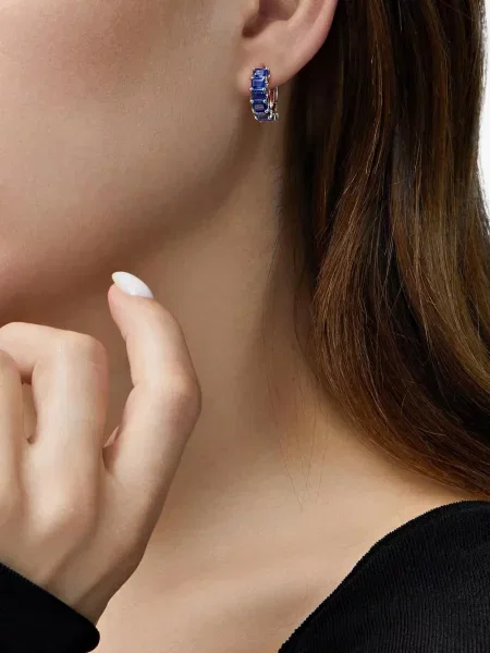 Cercei Jewels Aficionado argintiu