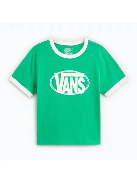 Tricou pentru femei Vans Center Chest Ringer Tee vivid verdant