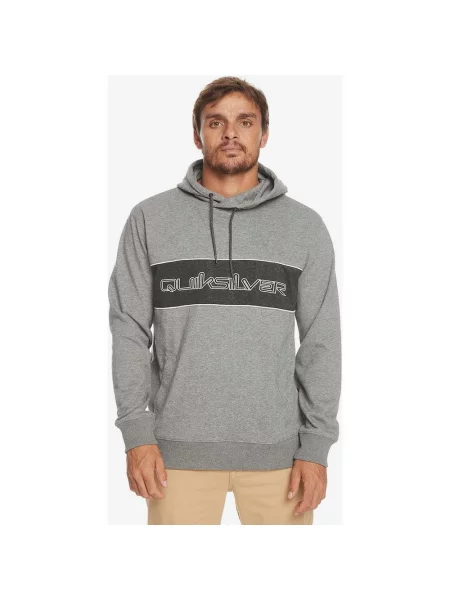 Bluza z kapturem Quiksilver Bold Omni w kolorze szaro-czarnym S szara