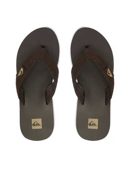 Japonki Quiksilver brązowe