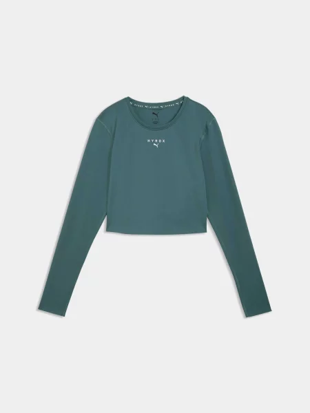 Спортивна кофта PUMA комбінований верх зелений