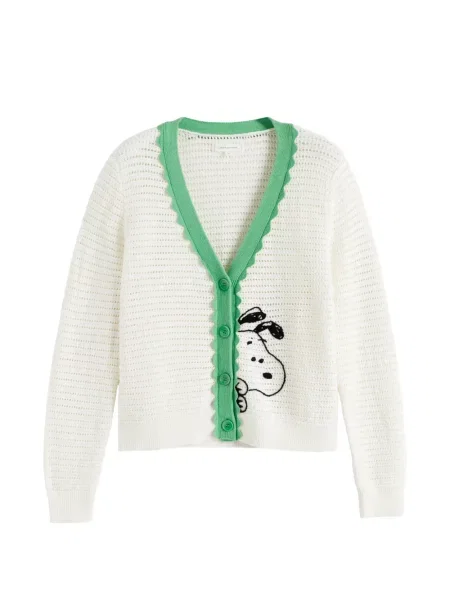 Cardigan Chinti & Parker alb