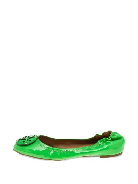 Balerini Tory Burch cu autograf verde