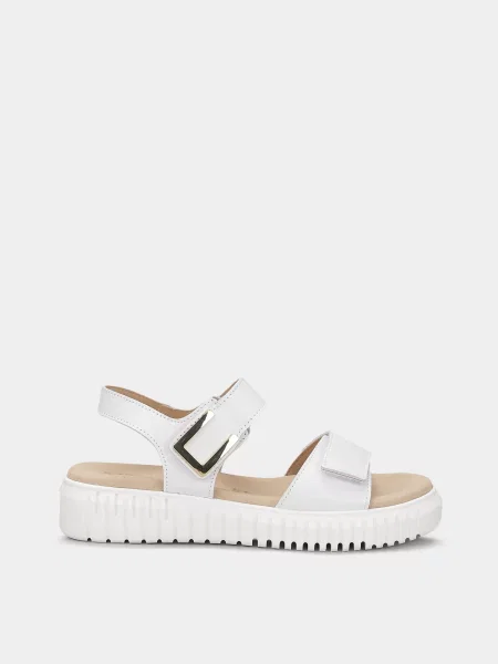 Шкіряні Сандалії Marco Tozzi білий