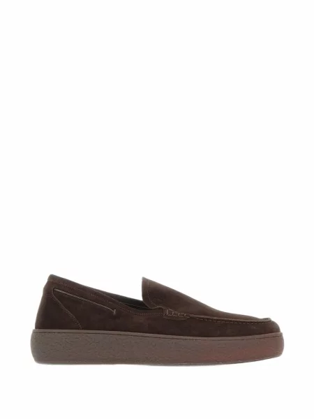 Pantofi loafer Fabi cu autograf maro