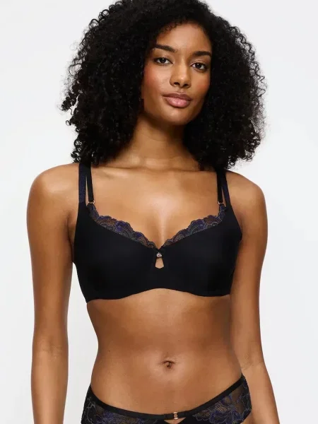 Triumph podprsenka s lyocellom Wild Gardenia Florale čierna