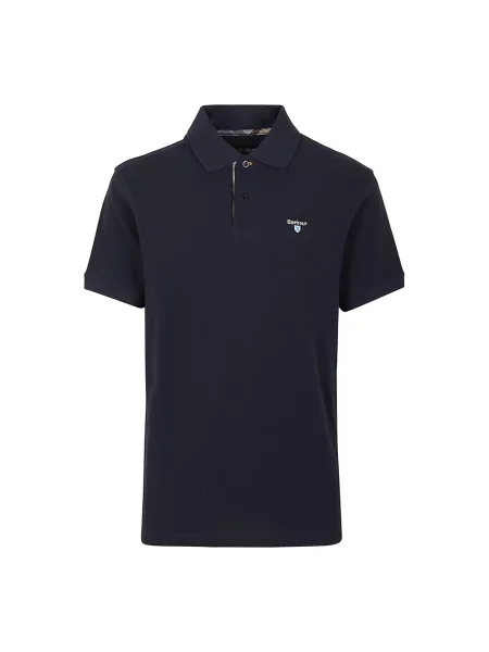 Koszulka polo Barbour niebieska