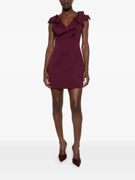 Rochie mini Aniye By cu funde cu decolteu în V violet