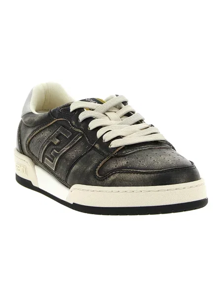 Sneakersy Fendi skórzane brązowe