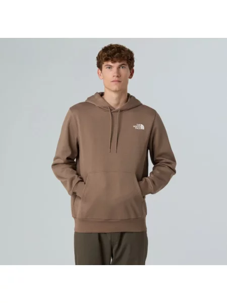 Bluza z kapturem The North Face z kapturem brązowa