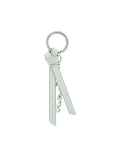 Calvin Klein Kulcstartó Sm Script Lthr Tassle Bag Charm Fehér világoskék
