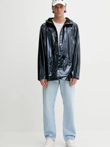 Rains kurtka Jacket granatowy przejściowa