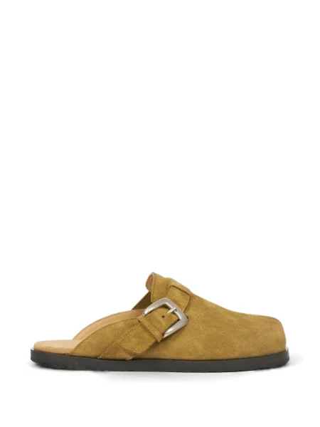 Papuci tip mules Maison Margiela cu cataramă maro