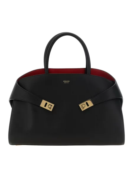 Torebka Ferragamo skórzana czarna