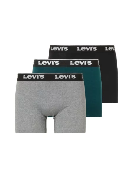LEVI'S ® Boxeri gri amestecat / verde smarald / negru alb