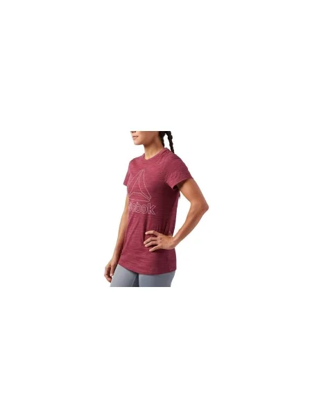 Tricou Reebok Sport bordo
