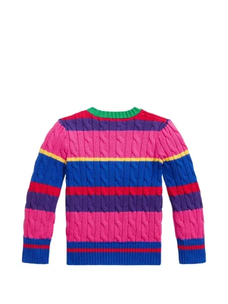 Sweter dziecięcy Polo Ralph Lauren różowy