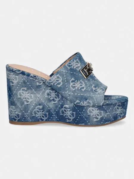 Шлепанцы Guess на танкетке