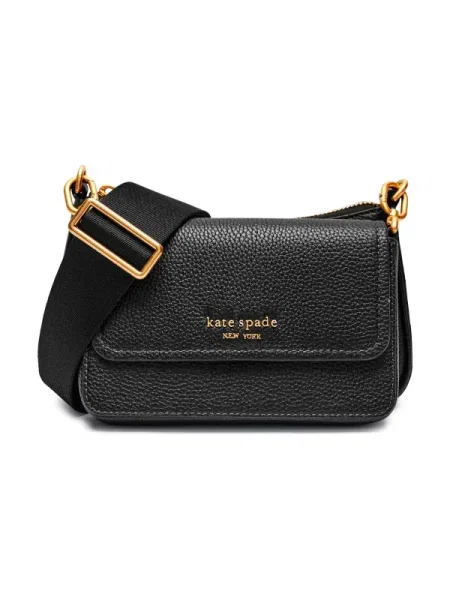 Bőr bőr táska Kate Spade fekete