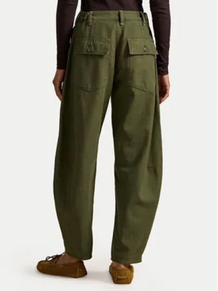 Polo Ralph Lauren Hlače iz tkanine zelena