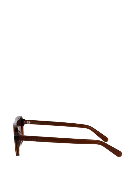 Ochelari de soare Maison Margiela cu imprimeu geometric maro