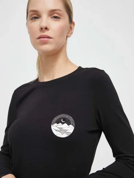 Longsleeve VIKING Escalante Lady Bamboo czarna