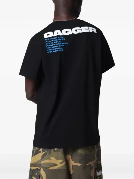 Tricou Dagger cu imagine negru