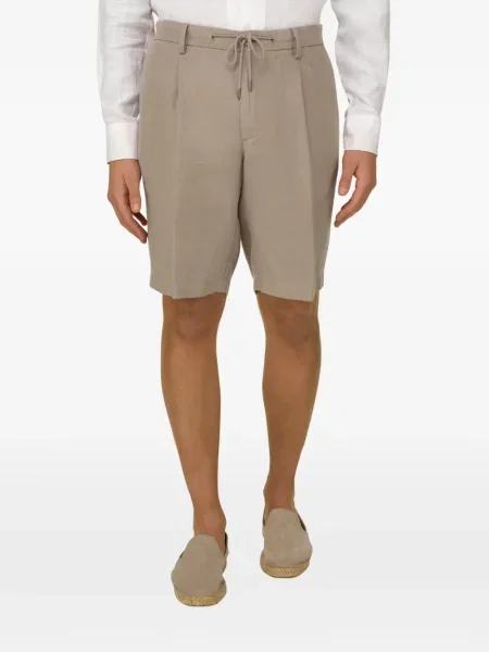 Lněné bermudy Boggi Milano