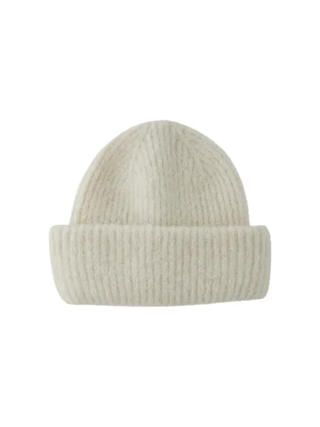 PIECES Căciulă Bera murdar alb