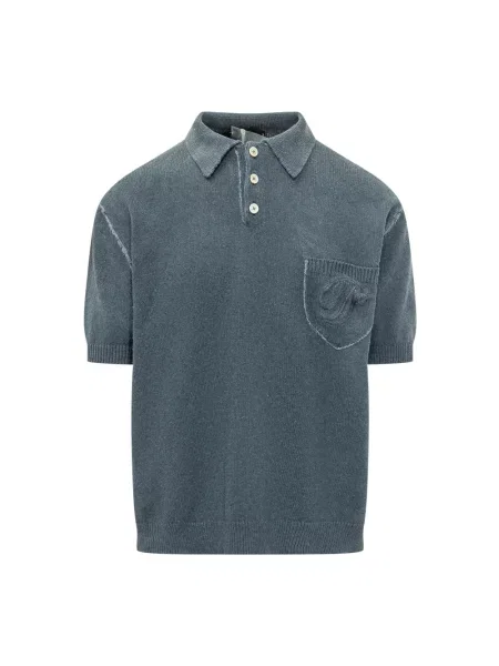 Koszulka polo Dsquared2 z logo niebieska