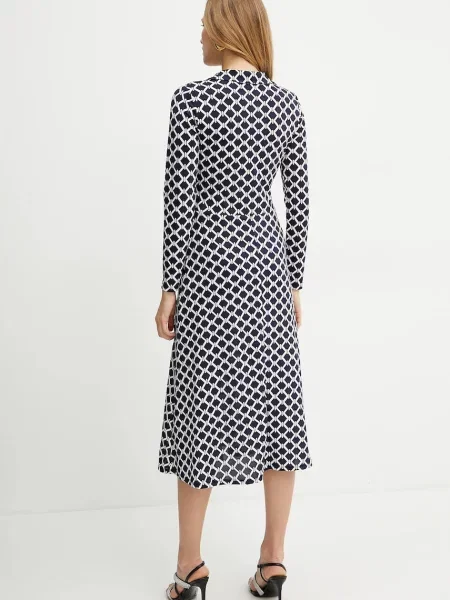 Сукня RGEOM midi розкльошена RGEOM синій