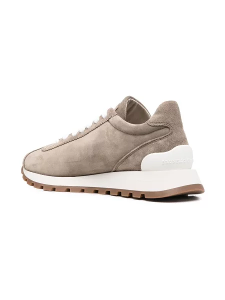 Sneakersy Brunello Cucinelli zamszowe szare