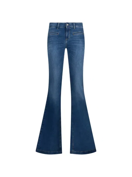 Jeansy dzwony Liu Jo z niską talią niebieskie