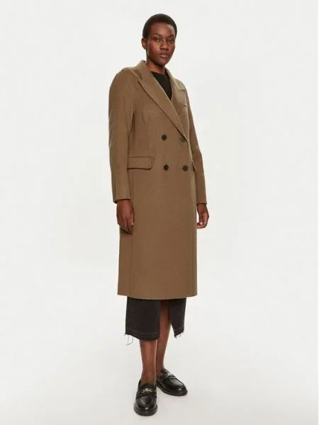 Tommy Hilfiger Palton de lână kaki