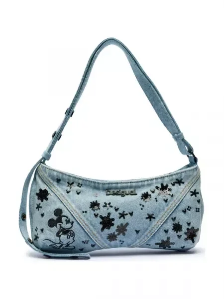 Desigual De blugi geantă pe umăr Desigual x Disney ALSACIA albastru