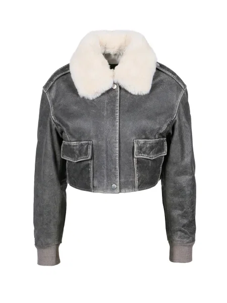 FREAKY NATION Geacă de primăvară-toamnă In Sight gri alb