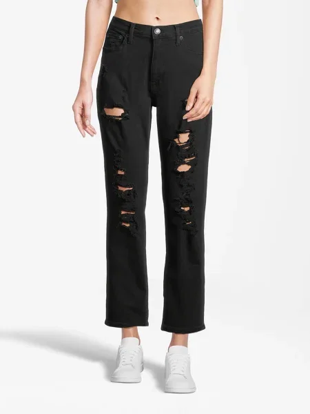 AÉROPOSTALE Jeans denim negru