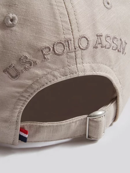 U.S. Polo Assn. кепка дитяча з додаванням льону