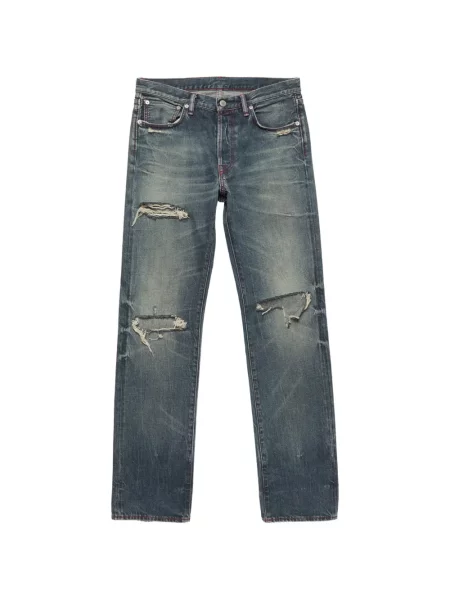 Blugi drepți Acne Studios albastru