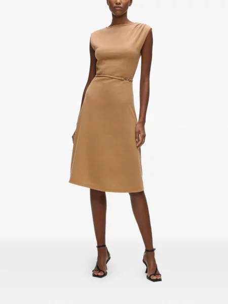 Cu centură rochie midi Karl Lagerfeld