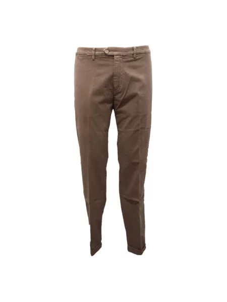 Spodnie Seventy brązowe