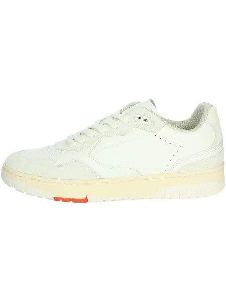 Boty Tommy Hilfiger Basket Better Mix Lth ivory petal béžové