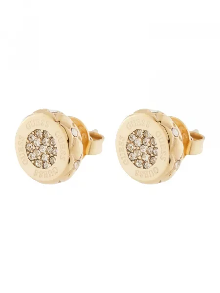 GUESS Cercei auriu / transparent