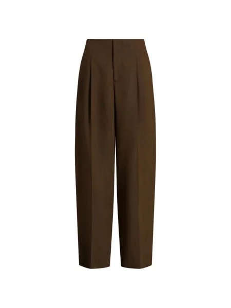 Pantaloni Alberta Ferretti maro