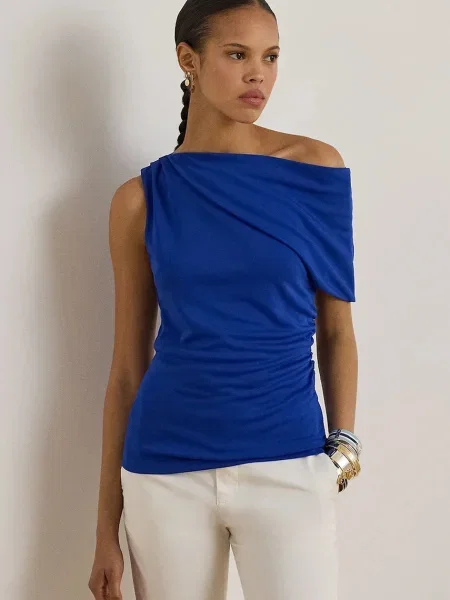 Lauren Ralph Lauren bluză albastru