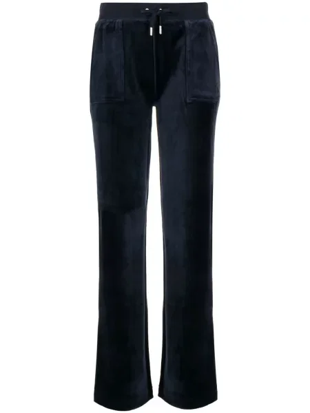 Pantaloni Juicy Couture din velur alergare