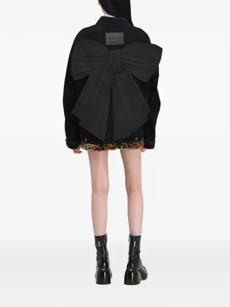 Geacă Marc Jacobs cu funde negru