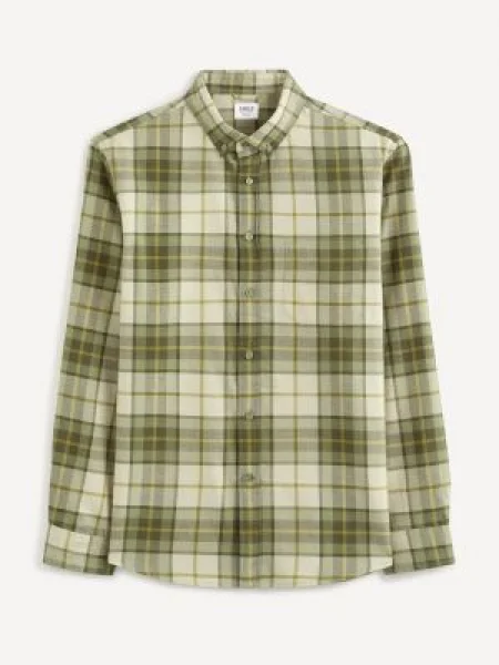 Karirasta srajca Celio s karirastim vzorcem