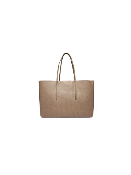 Calvin Klein Shopper svetlohnedá / kaki béžová