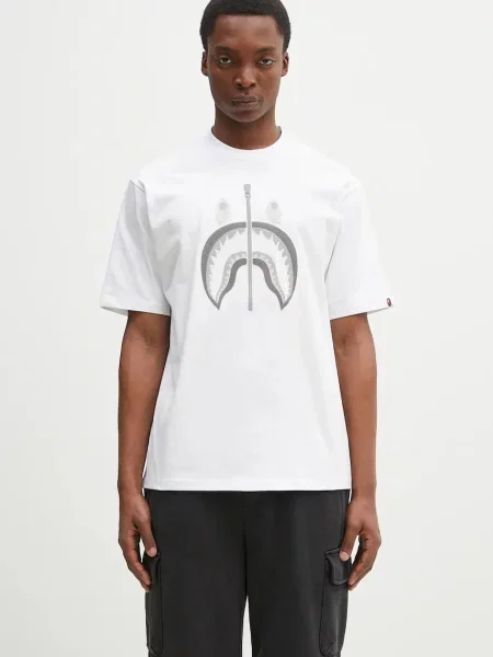 A Bathing Ape tricou din Chain Stitch Shark